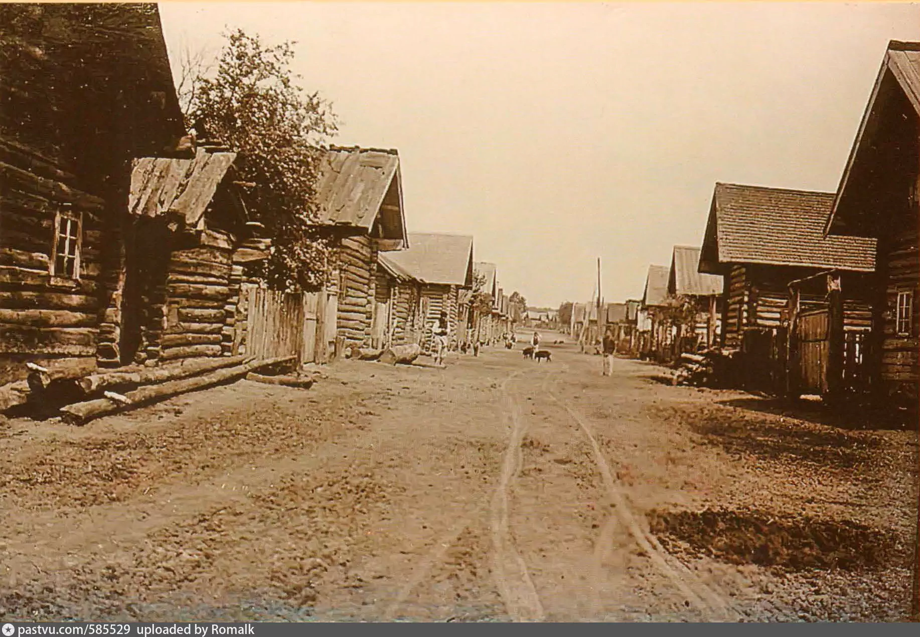 Покажи старые фото Деревенская улица - Retro photos