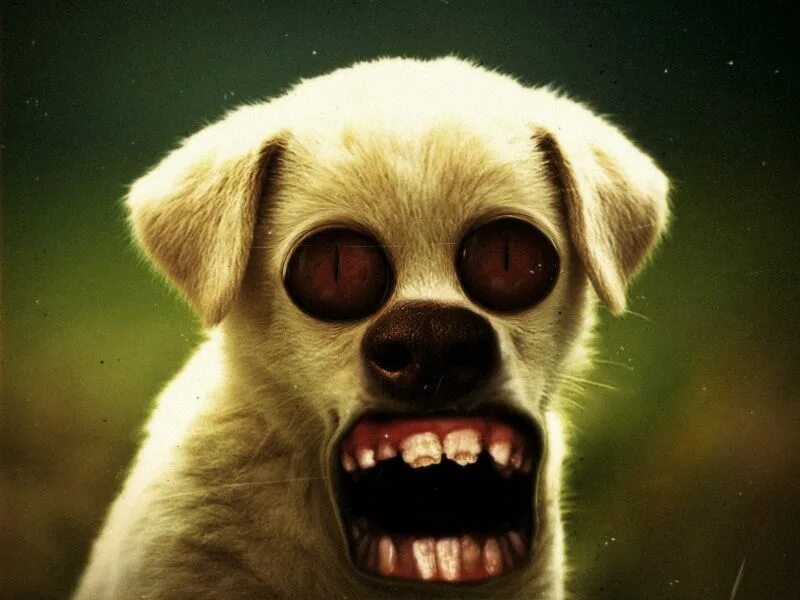 Покажи страшные картинки животных scary dog Horror Dog by Vjaz on deviantART Scary dogs, Scary dog pictures, Cute 