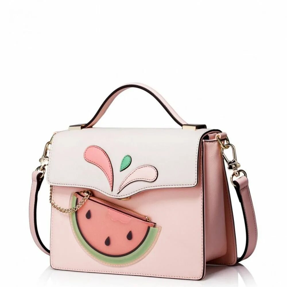 Покажи сумочки Fresh watermellion shoulder bag Pink color Gender: Women Material: leatherette M