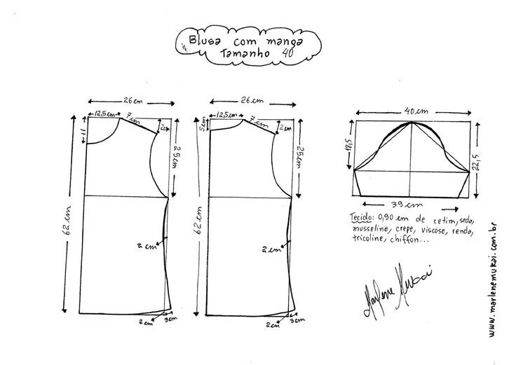 Drafting a Tee Pattern from Measurements // Stretch Yourself Sewing techniques, 