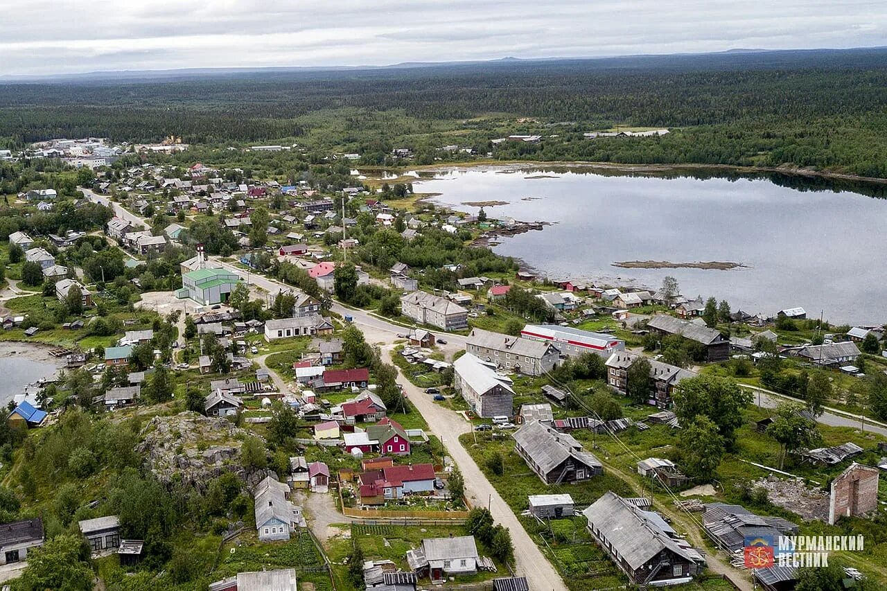 Покажите фото поселка Мне сверху видно все - Умба