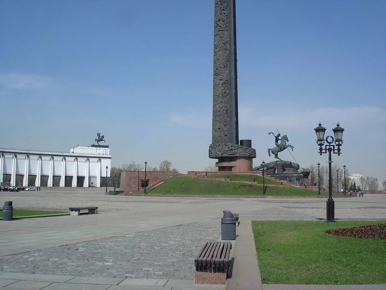 Поклонка площадь победы 3 москва фото Конкурс "Памятники и фонтаны в городе". Москва. Парк Победы на Поклонной горе. G