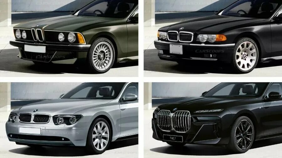 Поколение бмв фото Каким был бы новый BMW 7-серии, если бы его смешали с предшествующими поколениям