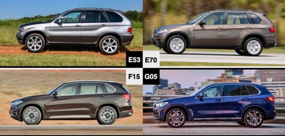 Поколения бмв х5 по годам с фото Сравнение X5M50D G05 vs X5M50DF15 - BMW X5 (G05), 3 л, 2018 года просто так DRIV