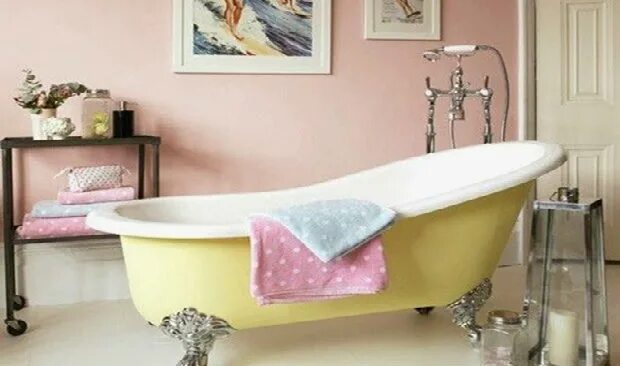 Покрашенная ванна фото How to give a vintage flair to your bathroom