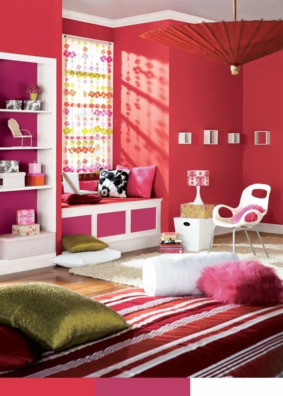 Покрашенные комнаты дизайн фото Colores fuertes. Teen room colors, Kids room inspiration, Room interior