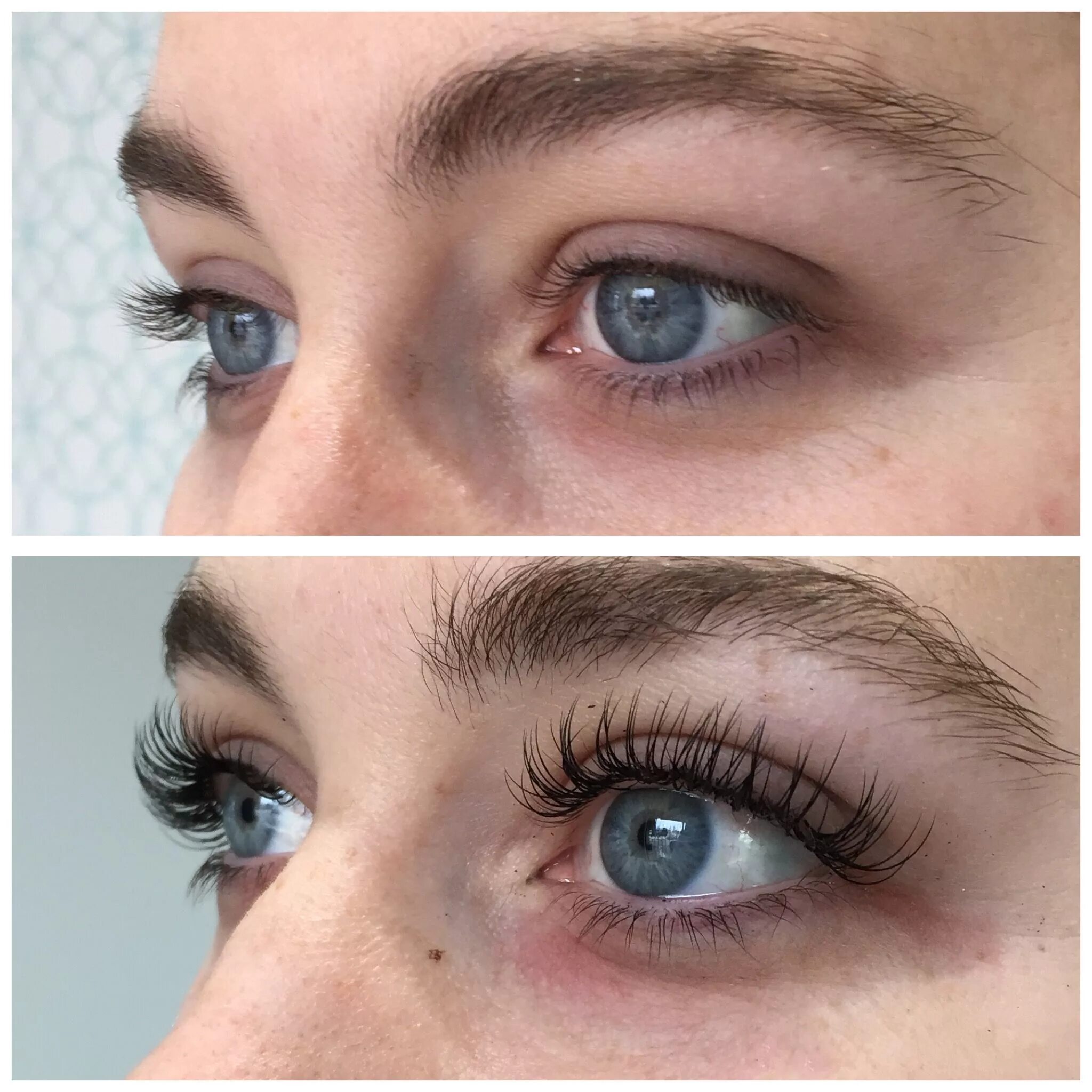 Покрашенные ресницы фото до и после Pin on lashes Eyelash extensions before and after, Natural eyelash extensions, E