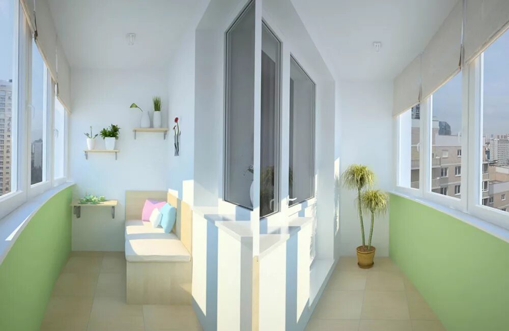 Покрасить балкон внутри фото Отзывы - отделка балкона