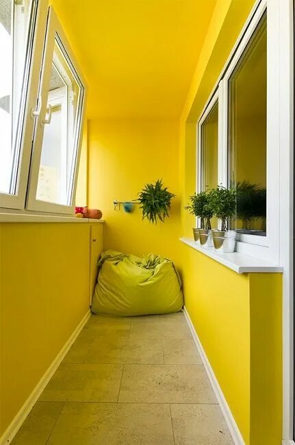 Покрасить балкон внутри фото Особенности отделки холодного балкона: 10 материалов для стен и пола Дизайн балк