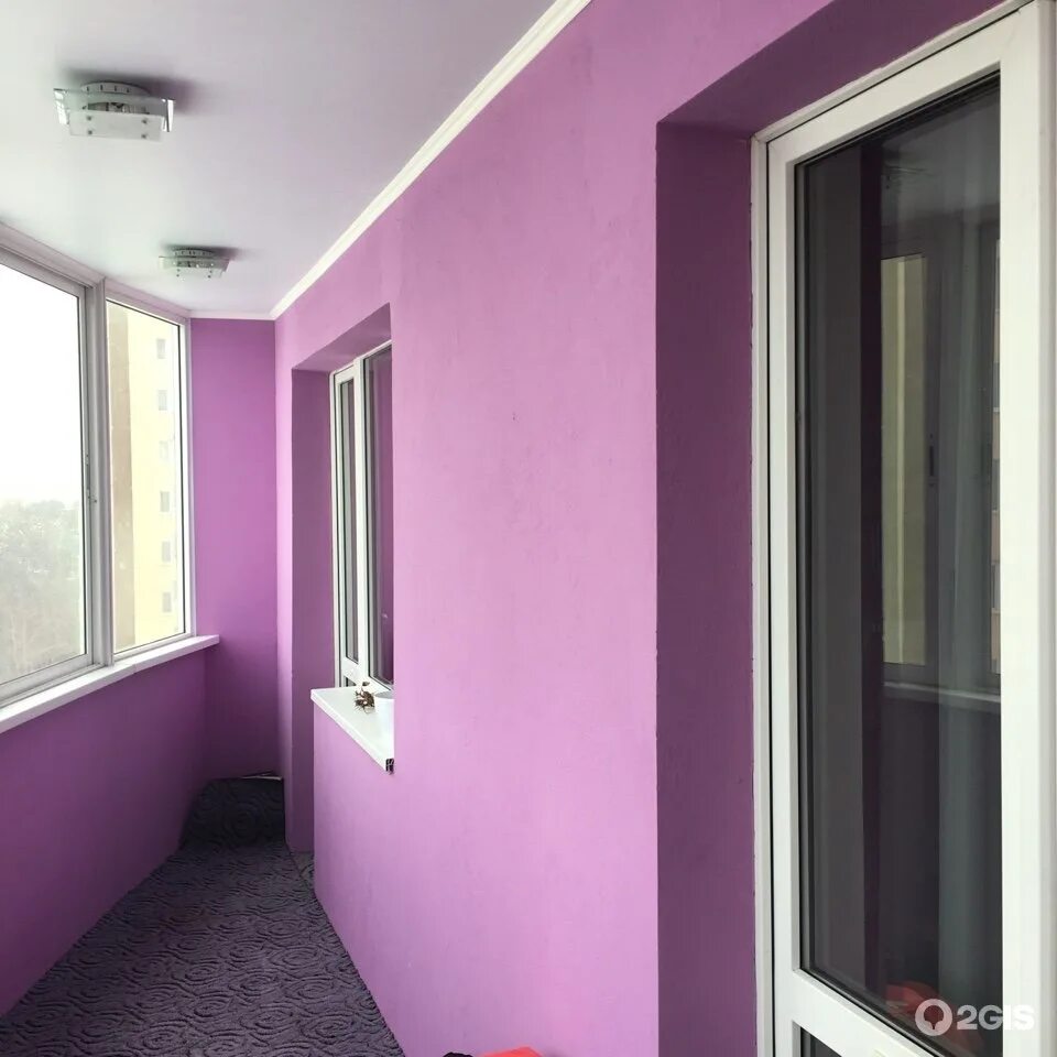 Покрасить балкон внутри фото Отделка балконов гипсокартонном в Москве и области Цены под ключ