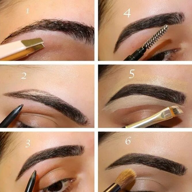 Покрасить брови в домашних условиях фото How To Fill In Eyebrows Like A Pro Eyebrow makeup, Perfect eyebrows, Makeup for 