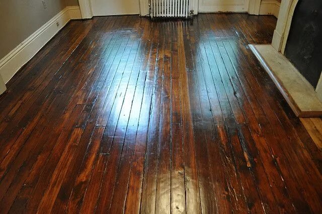 Покрасить деревянный пол фото 130 yr. old refinished pine floors Wood floors, Flooring, Staining wood floors