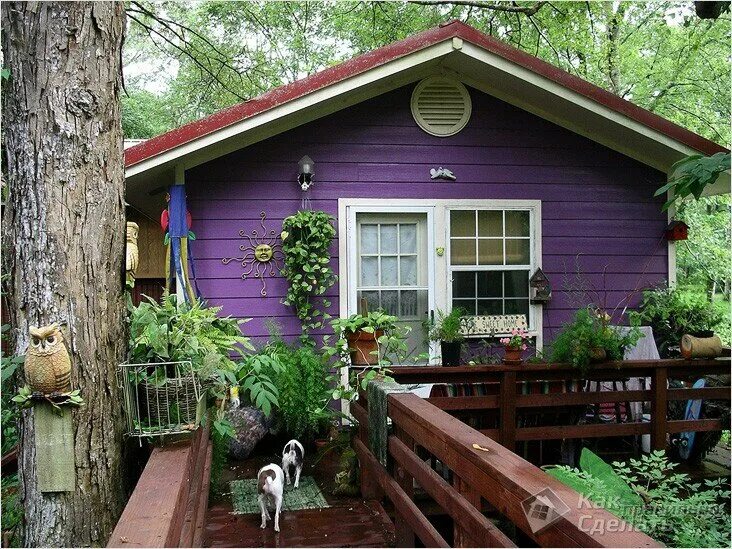 Покрасить дом на даче фото Сочетание цветов фасада дома и крыши КраскиНаДом Дзен