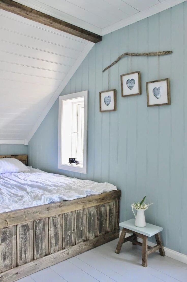 Покрасить дом внутри варианты Pin on habitaciones Cottage bedroom, Attic bedrooms, Home bedroom