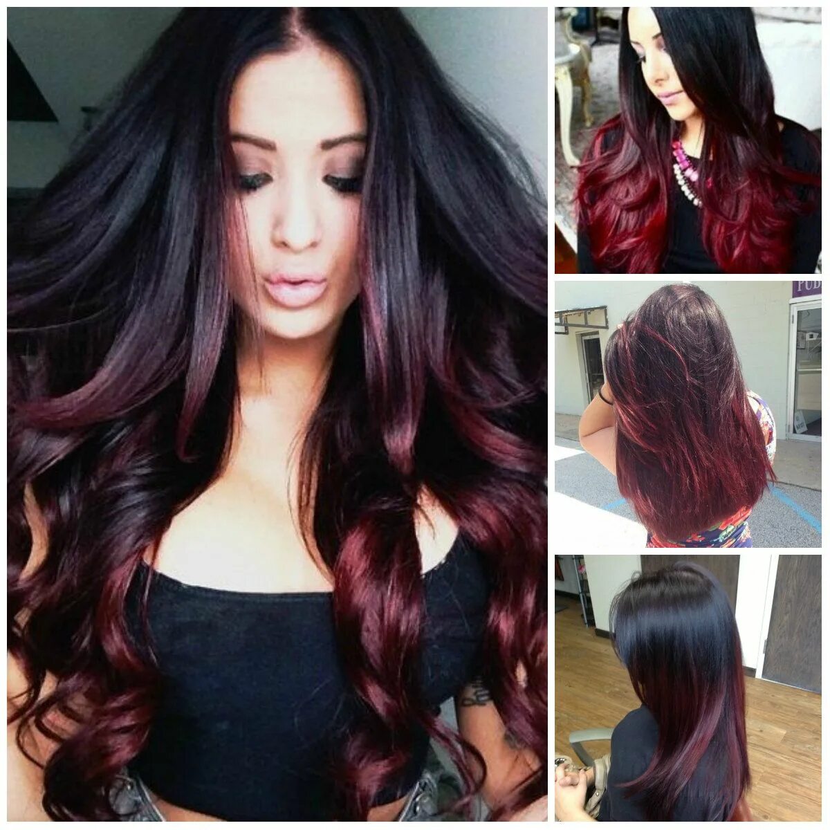 Покрасить темные волосы фото This is exactly what I'm getting Saturday!!!! Red ombre hair, Ombre hair color, 