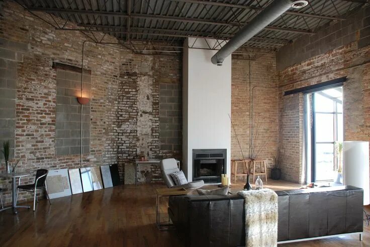 Покрасить в стиле лофт Exposed Brick Walls Loft design, Brick loft, Loft house