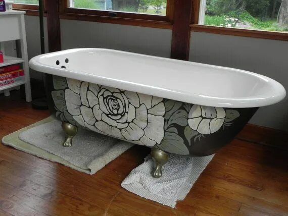 Покрасить ванну своими руками в домашних Pin by Vibh Afton on For Jessi Bathtubs for sale, Clawfoot bathtub, Clawfoot