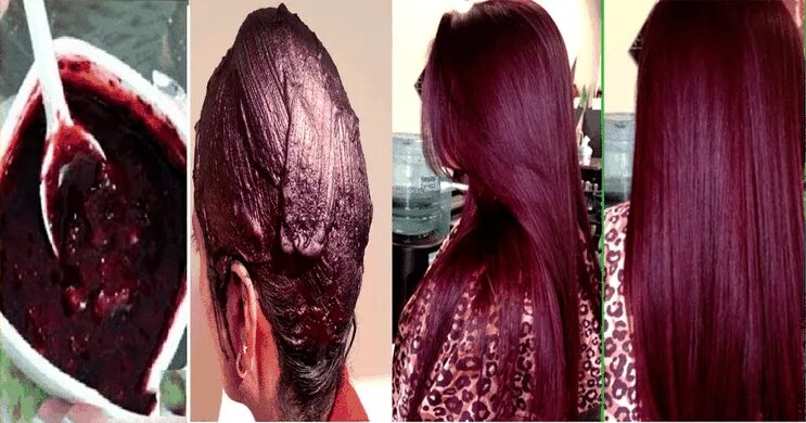 Покрасить волосы хна гвоздика красное вино фото Henna Hair Dye How to Get Burgundy Hair Color Naturally Burgundy hair, Natural h