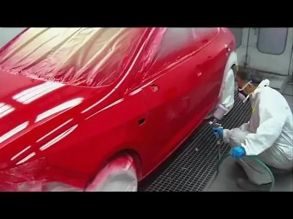 Покраска авто в домашних условиях своими руками Pintado Standoblue de Standox Auto Carrascosa.AVI - YouTube Carro para pintar, C