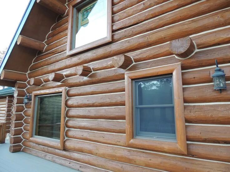 Покраска бревенчатого дома снаружи фото Cascade ® Clear Finish - Sashco, Maker of Log Home Stains in 2024 Log homes, Out