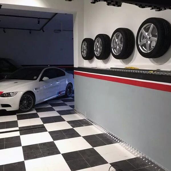 Покраска гаража внутри фото 91 Practical and Stylish Garage Storage Ideas for Men Garage paint, Garage floor