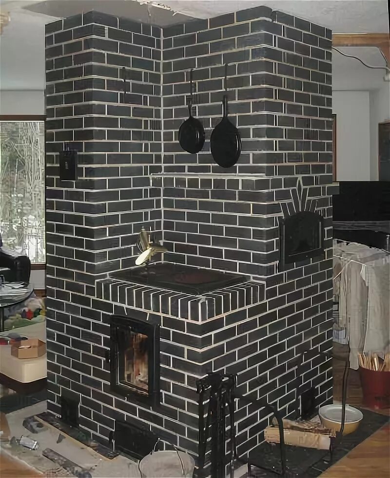 Покраска кирпичной печи в доме примеры варианты Masonry Heater Association News - The Heater Mason's E-Zine Rustic stone firepla