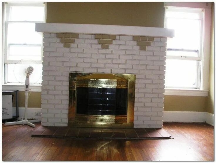 Покраска кирпичной печи в доме примеры варианты Most recent Photos corner Brick Fireplace Popular 80+ Classic Brick Fireplace Id