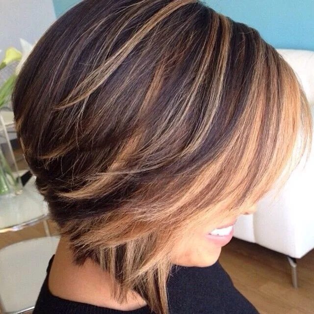 Покраска коротких темных волос фото 70 Envious Balayage Hair Color Ideas for 2024 Bob hair color, Short hair balayag