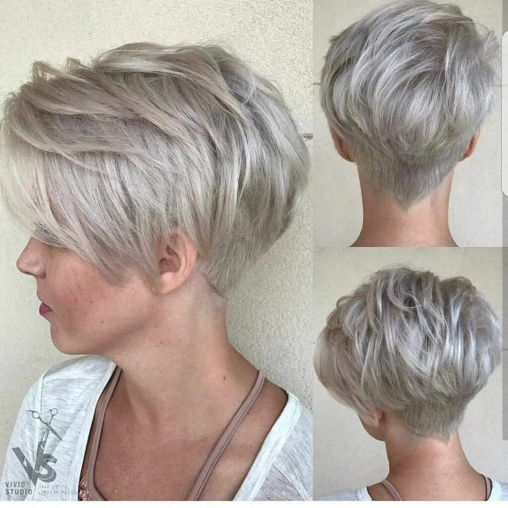 Покраска короткой стрижки для женщин 33+ Most Preferred Long Pixie Cuts We Love For 2019 Long pixie hairstyles, Thick