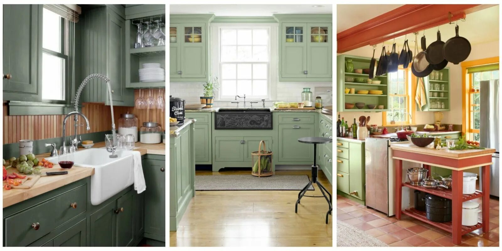 Покраска кухни своими руками в домашних условиях Dreaming of a Green Kitchen? You'll Love Our Favorite Green Kitchen Cabinet Idea