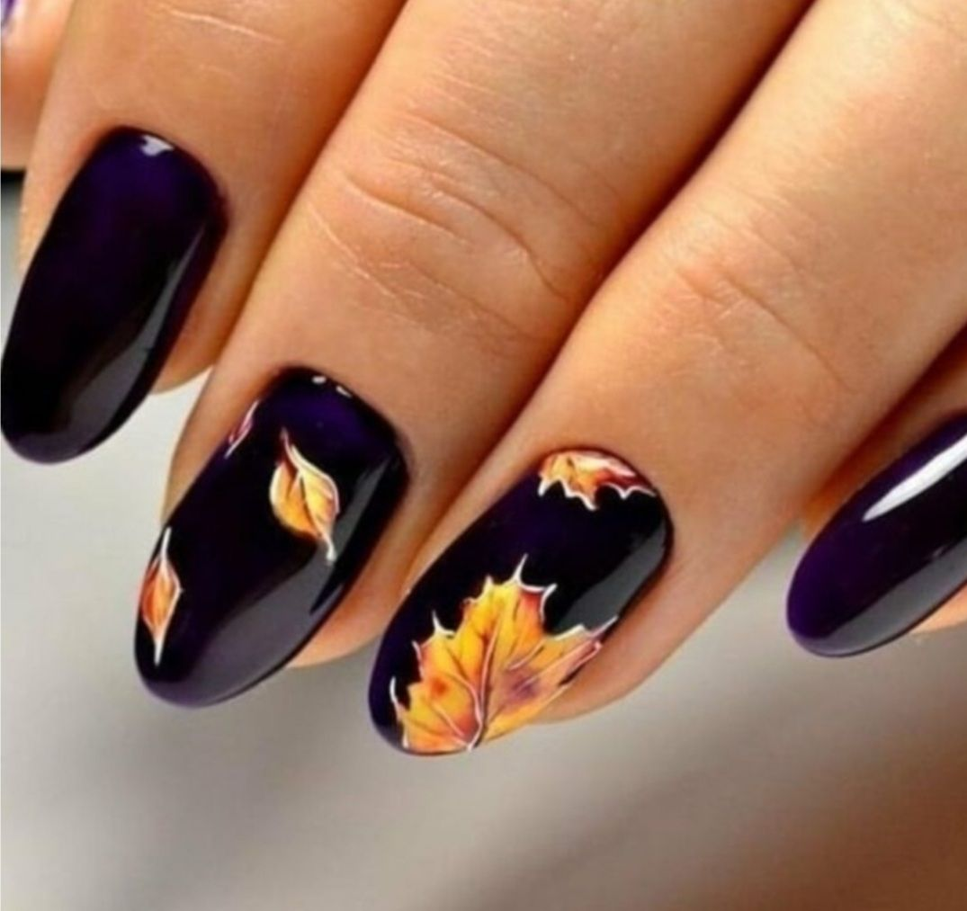 Покраска маникюра осень Pin on Uñas Wow nails, Fancy nails designs, Popular nail designs