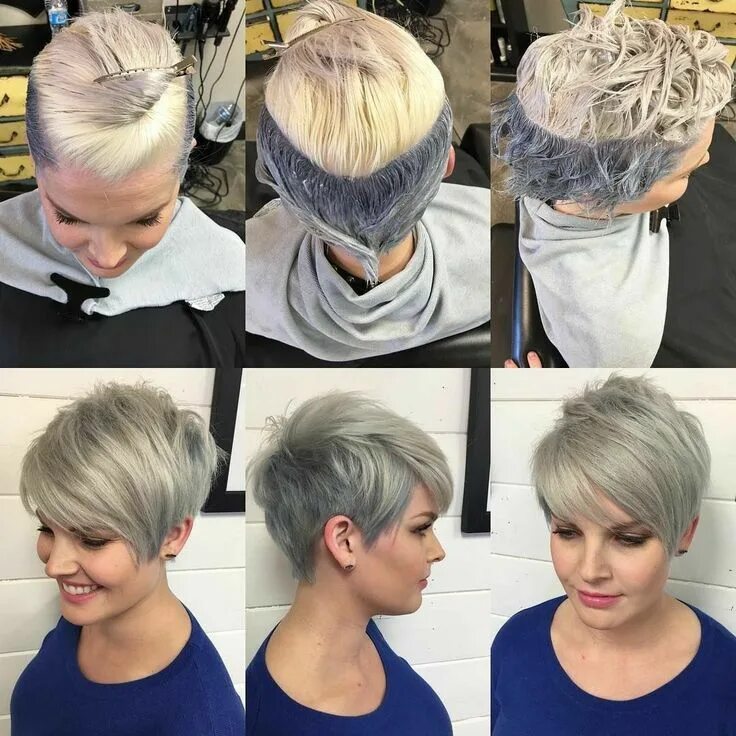 Покраска на короткие волосы женские фото Pin von Kathy Pezak auf hair Kurzhaarfrisuren, Frisuren, Schöne frisuren kurze h