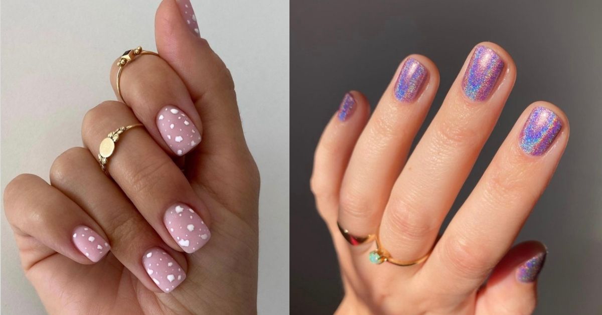 Покраска ногтей фото новинки 2024 гель These 16 Gel Short Nail Designs Are Anything But Boring - Let's Eat Cake