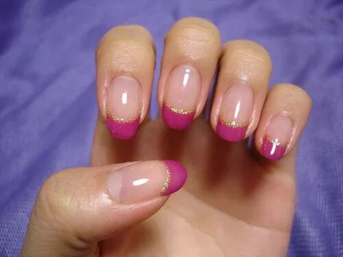 Покраска ногтей гелем фото Pin by Aretia on French nail designs Nail designs, Manicure, Cool nail designs