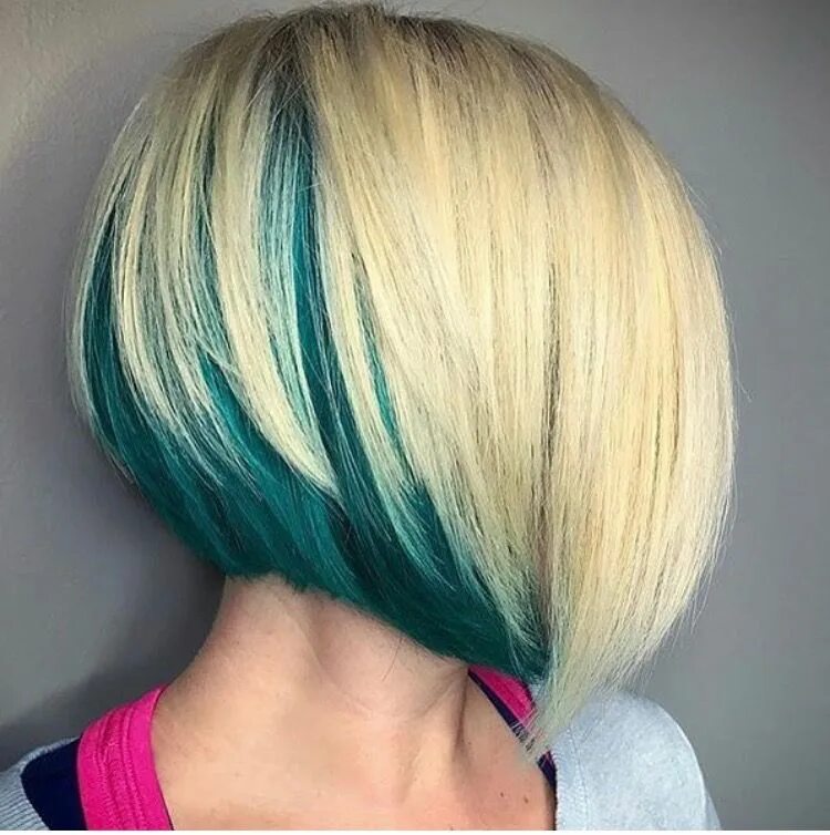 Покраска прически каре Pin by Elm Salon on Hair in 2019 Short hair styles, Blonde bob hairstyles, Hair