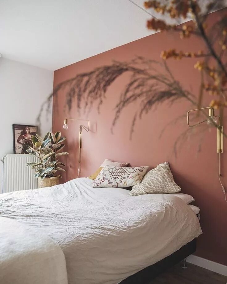 Покраска спальни дизайн 75 Romantic Bedroom Decor Ideas With Plant Theme Déco chambre parents, Deco cham