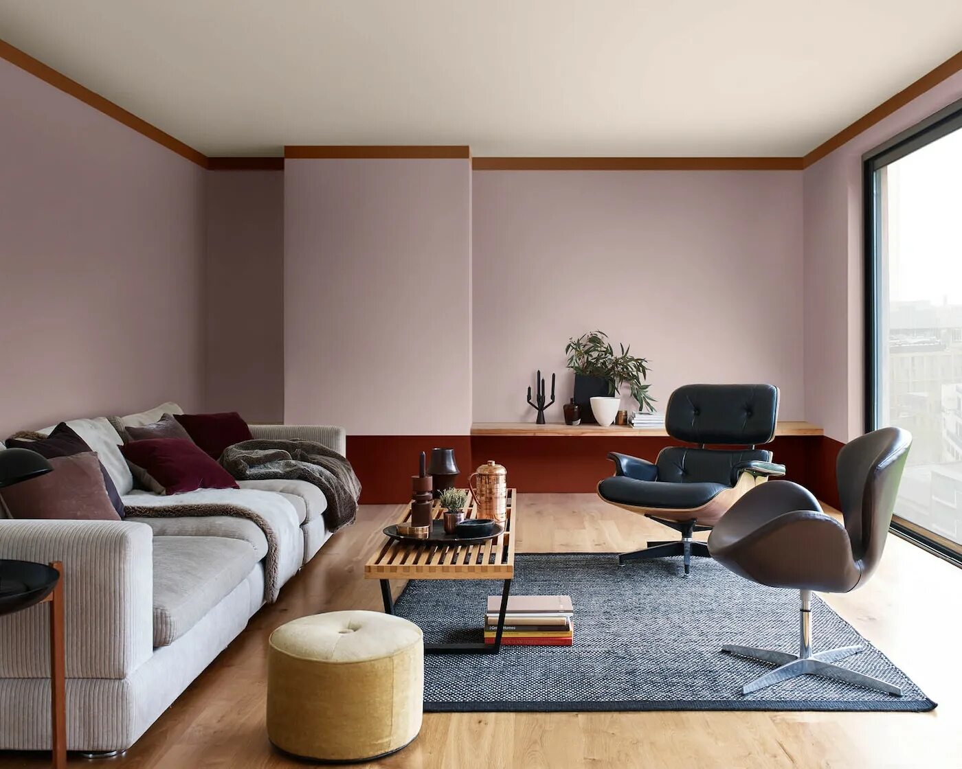 Покраска стен современном интерьере 4 ways to change up your living room with Dulux Colour of the Year 2018 Dulux