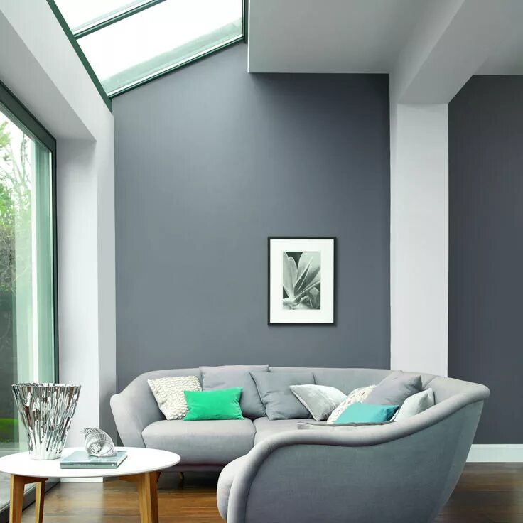 Покраска стен современный дизайн The Dulux guide to decorating with grey Colores de casas interiores, Colores de 