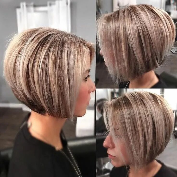 Покраска стрижки каре Красивые прически, стрижки - Фото OK.RU Modern short hairstyles, Bob hairstyles 