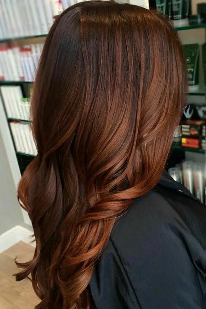 Покраска в коричневый фото Pin on hair dos Brown ombre hair, Brunette hair color, Hair color auburn