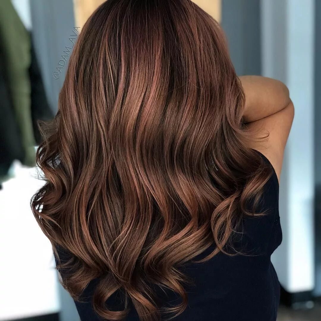 Покраска в коричневый цвет фото Rose Brown ist der neue Haarfarben-Trend 2018 ELLE Neue haarfarben, Haarfarben, 