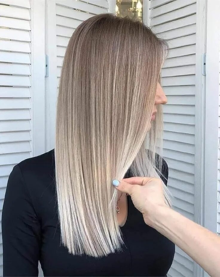 Покраска в светлый цвет фото Pin by Marie-Laurence on Tendances coiffures Hair, Hair styles, Hair color