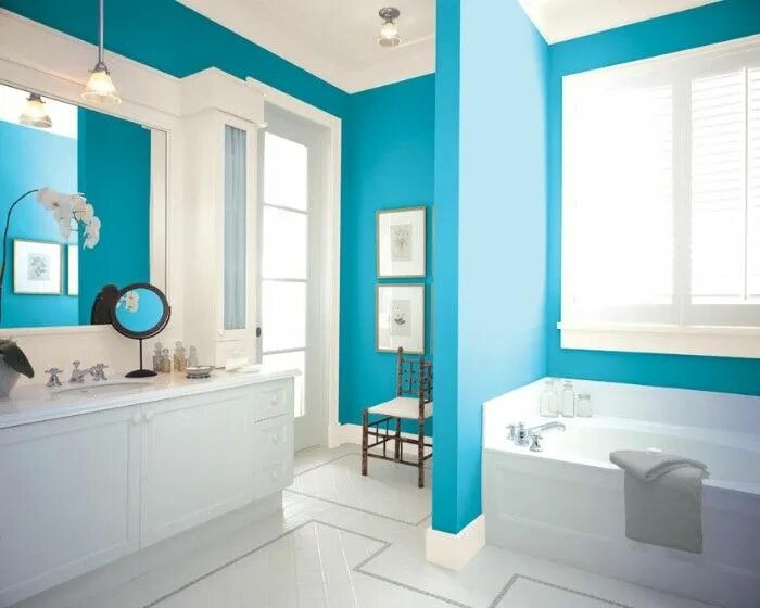 Покраска ванной фото ▷ 1001 + Ideas for Choosing Unique and Beautiful Bathroom Paint Colors Best bath