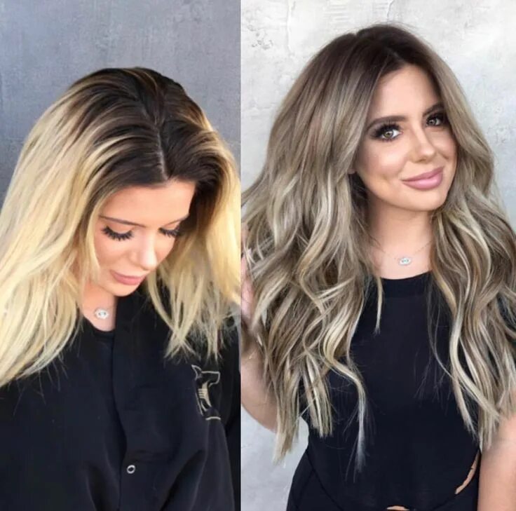 Покраска волос блонд с темными корнями фото Pin on Hair Long hair styles, Balayage hair, Golden blonde hair color