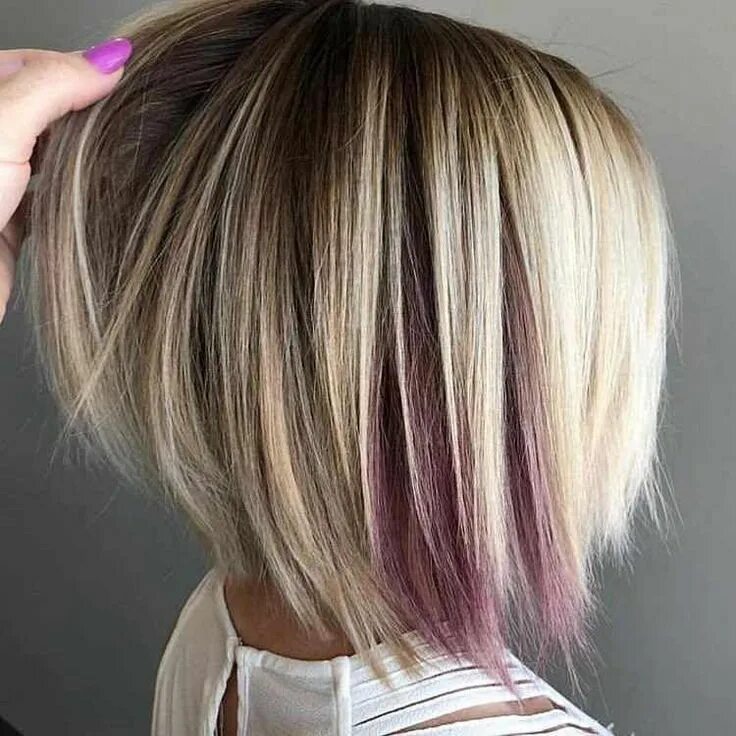 Покраска волос на каре фото Awesome 44 Captivating Color Ideas For Short Hairstyles To Try Asap #shorthairco