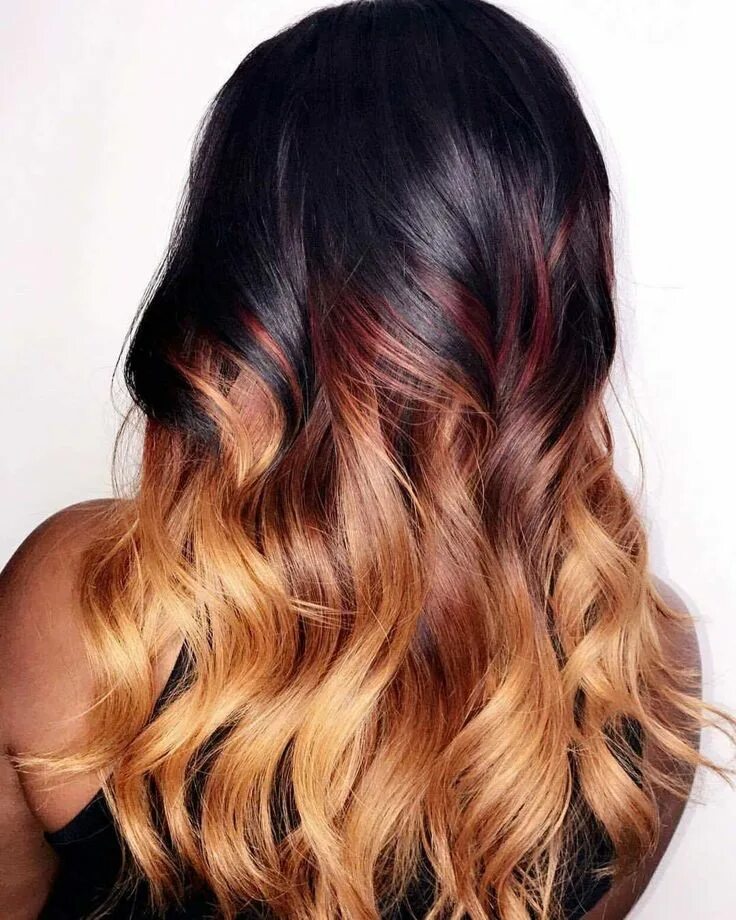 Покраска волос омбре фото на средние волосы Pin by Brittany StJohn on Hairstyles Brunette hair color, Ombre hair blonde, Fal