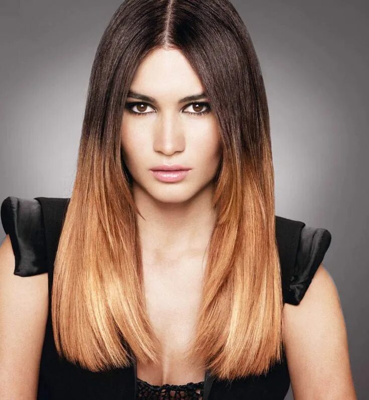 Покраска волос омбре фото на средние волосы 60 Best Ombre Hair Color Ideas for Blond, Brown, Red and Black Hair Hair Pintere