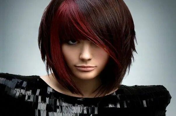 Покраска волос стрижки на средние волосы shaggy bob hairstyles layered shaggy Emo hair color, Medium hair styles, Hair le