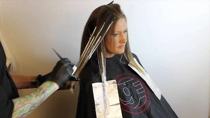 Покраска волос в домашних условиях фото Ombré How to- Balayage-Driven Ombré Technique featuring Brian Haire Peinture de 