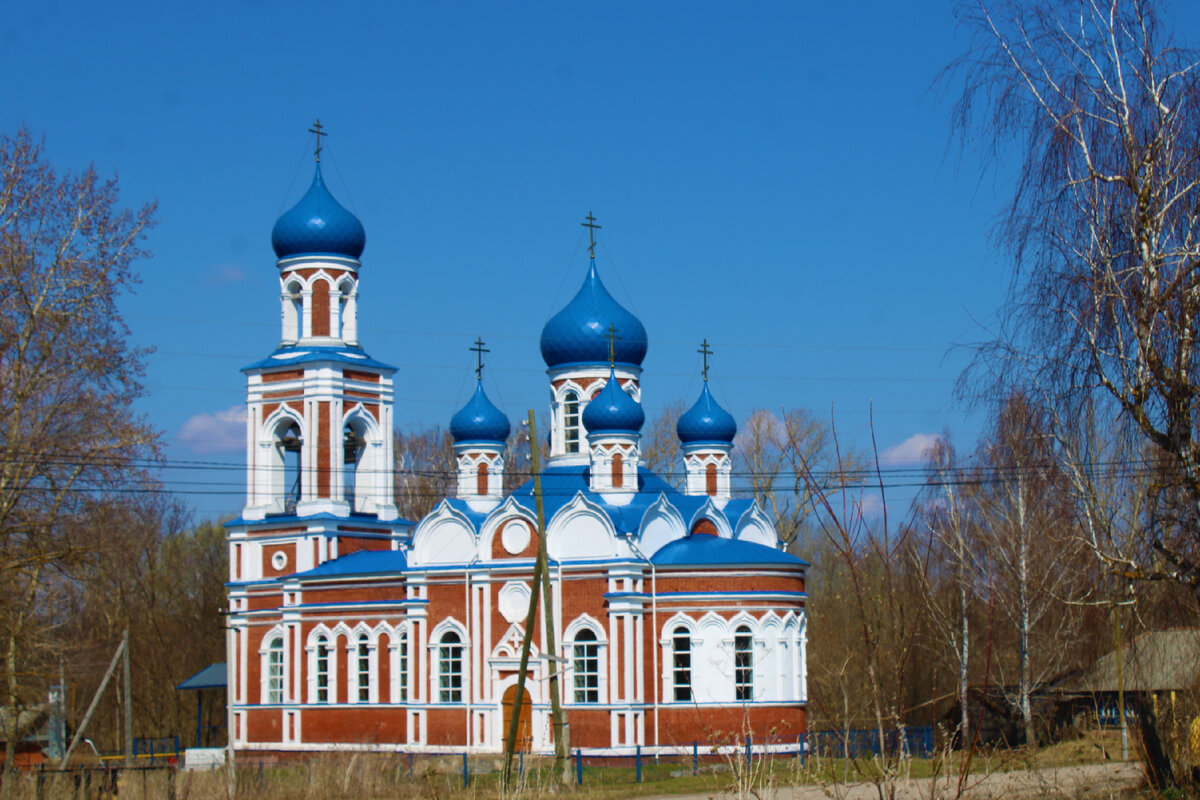 Покров село фото Как выглядит Нижегородское село Покров-Майдан недалеко от трассы М-7, которое пр